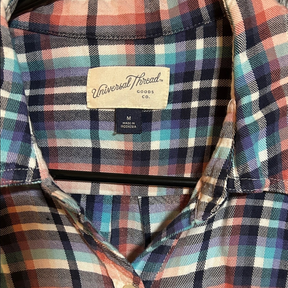 Universal Thread Multicolor Plaid Shirt - Picture 2 of 2